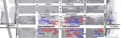 Les occupants de la rue Damrémont.